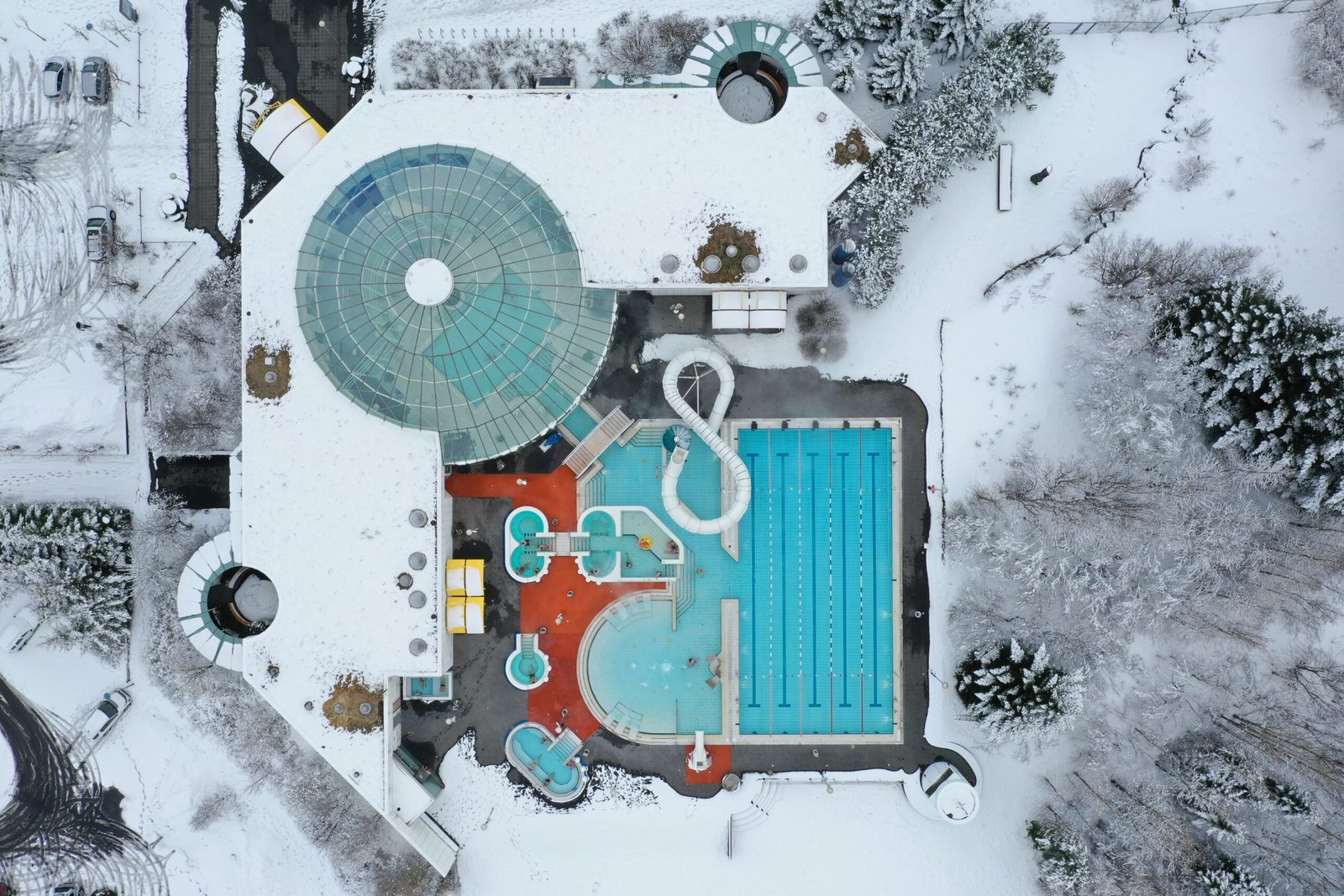 Árbæjarlaug swimming pool in Reykjavík, Iceland
