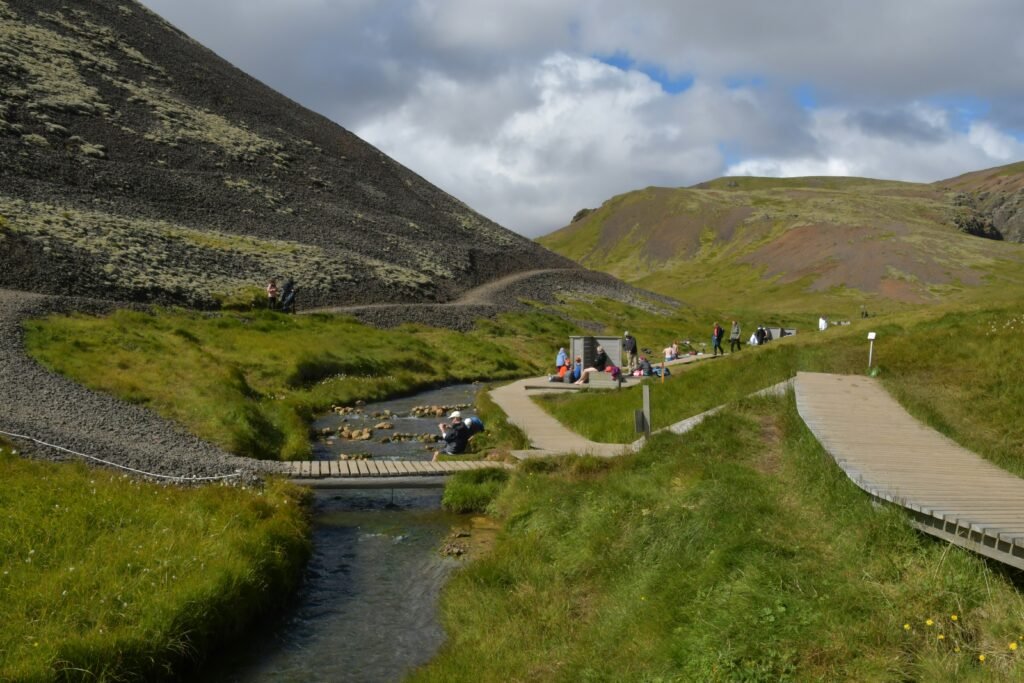 Reykjadalur Hot Spring River, Iceland