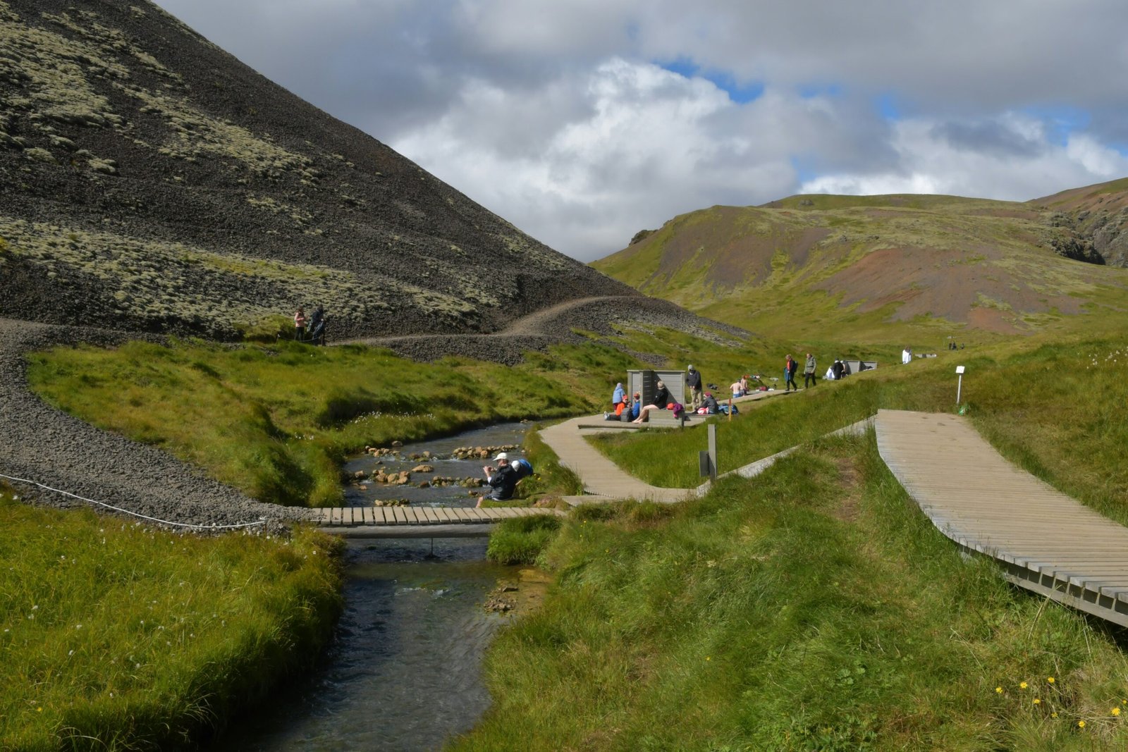 Reykjadalur Hot Spring River